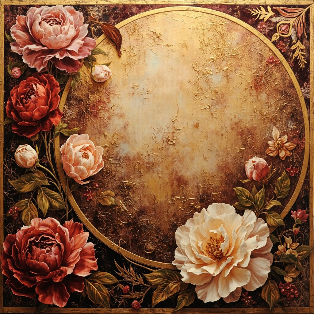 Floral Reverie — Art Nouveau floral study